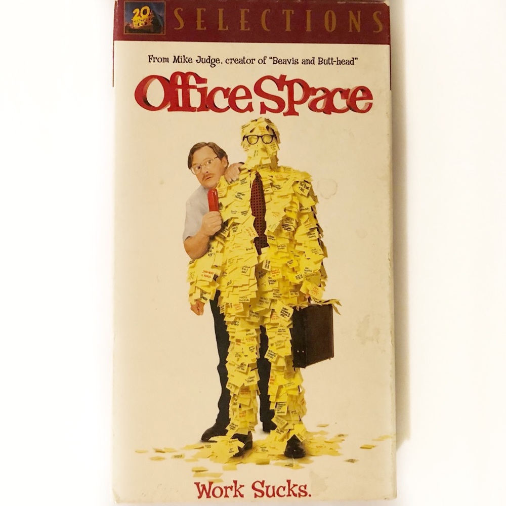 Office Space VHS 3 for 15 SALE CLEARANCE VHS Video Tape Vintage Cult Classic